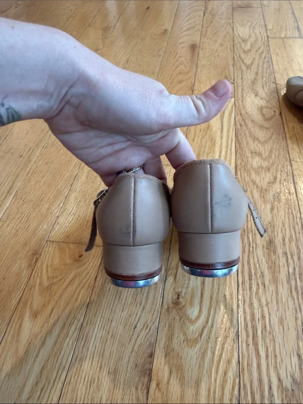 Bloch Kids Beige/Tan Mary Jane Dance Tap Shoes